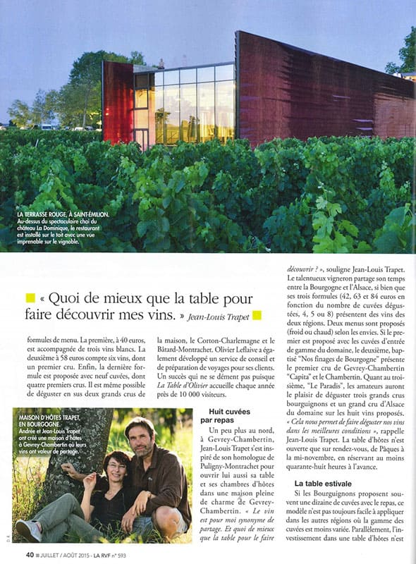 mes vins extraits